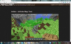 The Minecraft Webpage with this version.