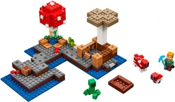 LEGO Minecraft Mushroom Island set.
