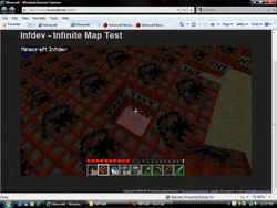 The Minecraft Webpage with this version.