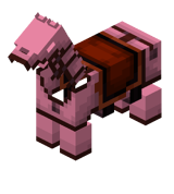 Pink Leather Horse Armor