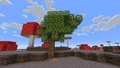 An azalea tree in a mushroom fields biome.