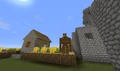 The Iron Golem retextured as the Castle in the Sky robot from which it is derived.