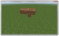 First image of redstone dust on top of slabs and stairs.