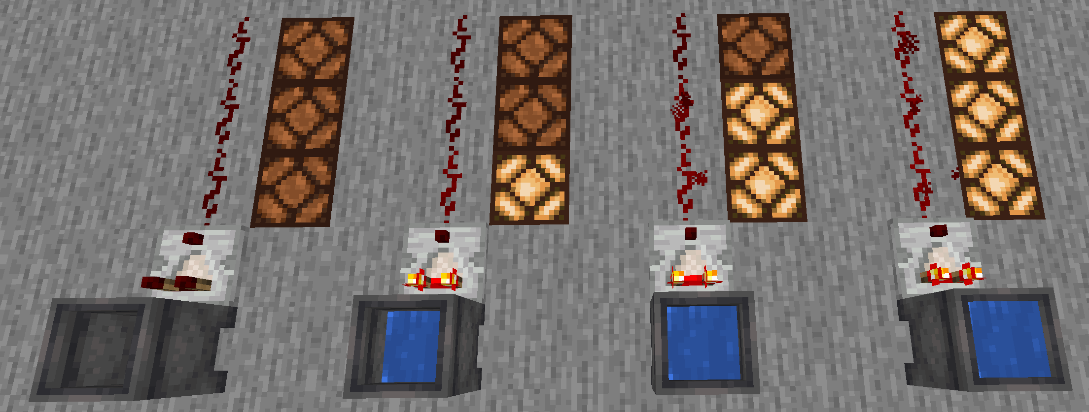Comparator-Controlled Chiseled Bookshelf Boolean : r/redstone