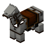 Light Gray Leather Horse Armor