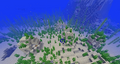 Small ocean ruins generated in Lukewarm Ocean.