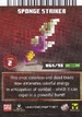 Sponge Striker Card Back MCDA
