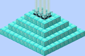 Beacon pyramids can share blocks