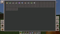 Tipped arrows in the inventory.
