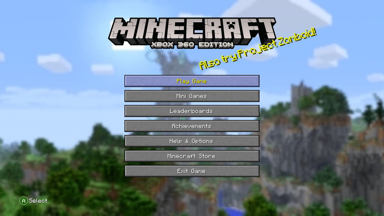 Minecraft Released on Xbox 360