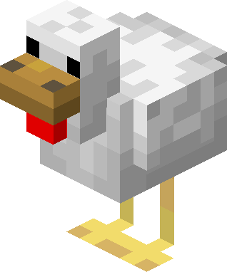 how to draw a minecraft chicken