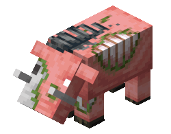 A zoglin attacking.