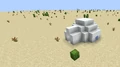 An igloo in a superflat desert