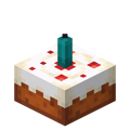 Cake with Cyan Candle.png