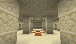 Naturally generated sandstone found in a desert pyramid.