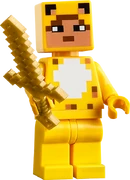 Ocelot Skin, an ocelot-themed player minifigure from the LEGO Minecraft Modern Treehouse set.
