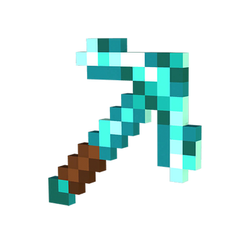 minecraft wallpaper diamond pickaxe