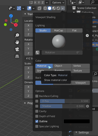Dung tut Viewport Properties