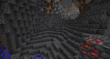 Ores in a cave.