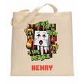 "Never Trick or Treat in the Nether," an official tote bag sold for Halloween.