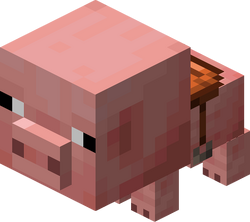 Papercraft Pig Minecraft Mob Skin