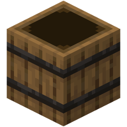 How the empty barrel with the aforementioned texture as the top would look in-game. Again, the empty top texture is different than its later in-game counterpart.