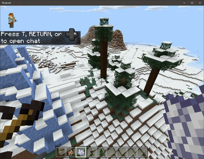 SnowyTrees on Bedrock
