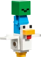 Lego Minecraft Chicken Jockey.