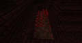 Another example of Nether wart found in a Nether fortress.