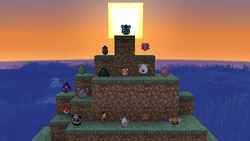Redesigned spawn eggs, featuring the warden, horse, parrot, enderman, bee, etc.