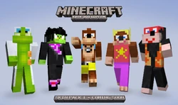 Promotional image for Skin Pack 1. (Banjo-Kazooie characters)