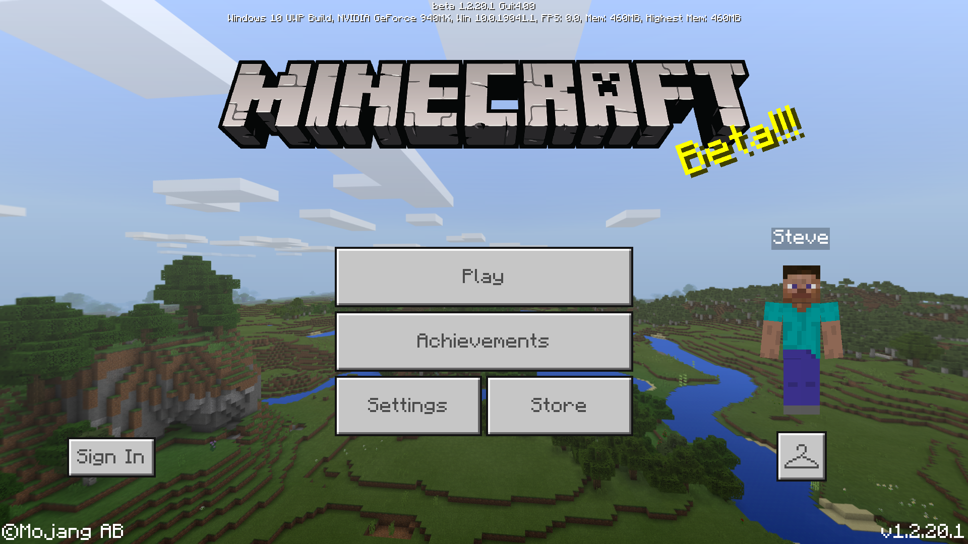 Minecraft 1.20 (The Unnamed Update) Themed GUI - Minecraft Java V1