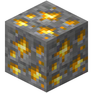 minecraft gold ore block