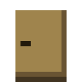 The oak door item from the June 7th build of Infdev