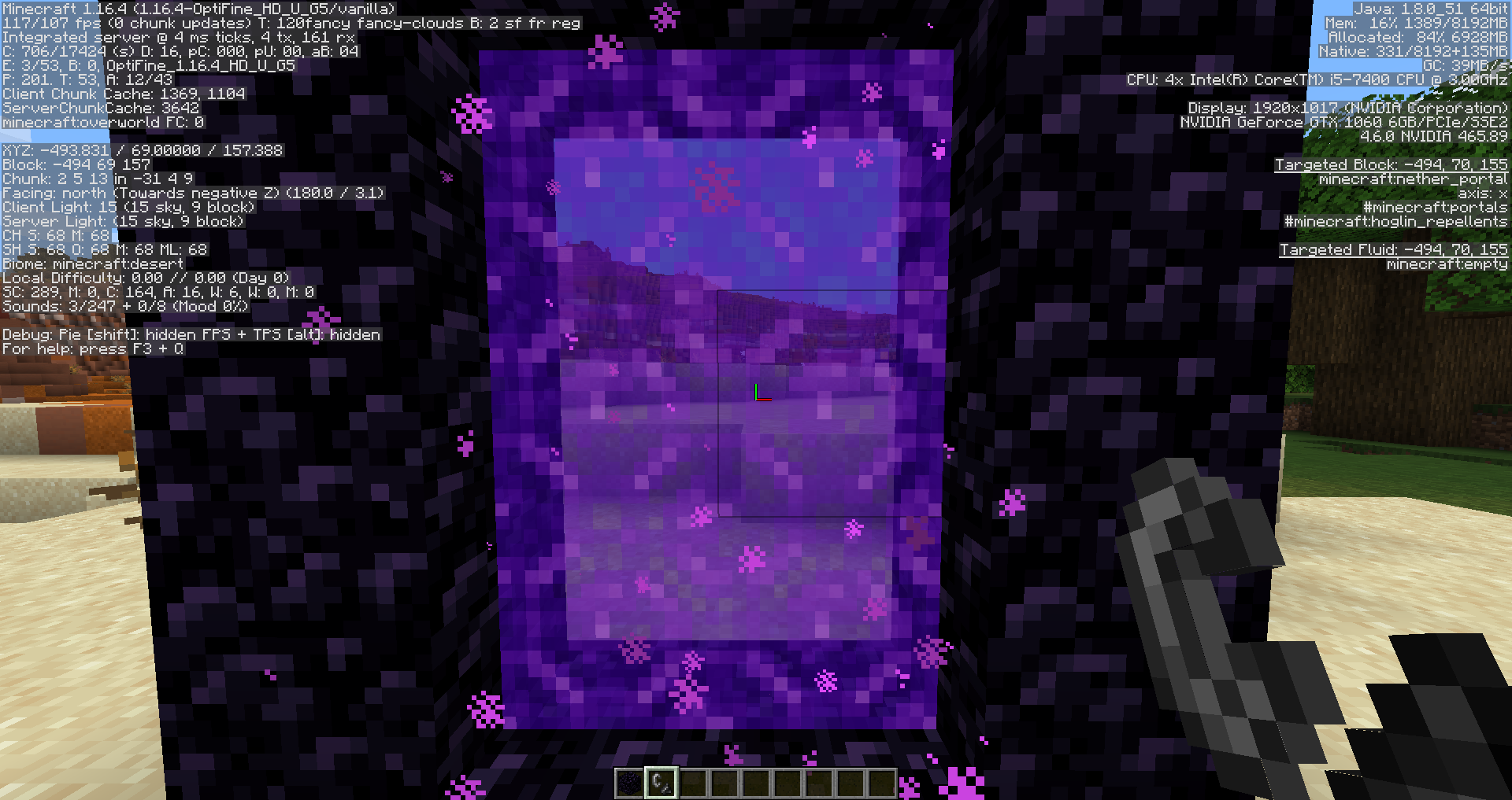 nether coords to overworld