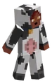 Cow Onesie, a hero dressed as a cow featured in Minecraft Dungeons.