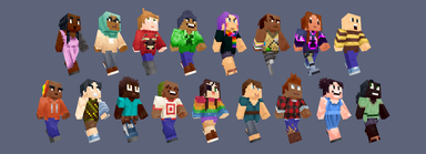 Minecraft Education on X: Thanks to @RazzleberryFox for Teaming Up on  amazing skin packs for #MinecraftEdu, you're an Everyday Hero! Update at    / X