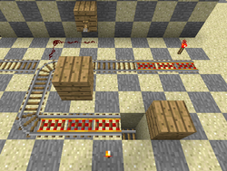 Towing Rails; Tow minecarts at an adjustable pace. : r