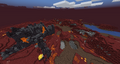 The Nether in the Overworld, generated using Buffet.
