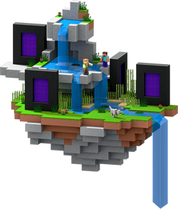 Figurine Minecraft Legends Gardien du Portail - Figurine de