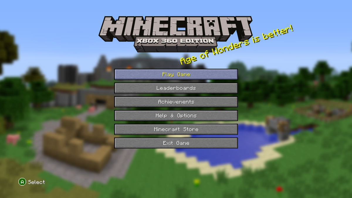 MINECRAFT ONLINE XBOX 360 