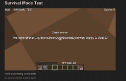 Java Edition Classic 0.25_03 SURVIVAL TEST – Minecraft Wiki