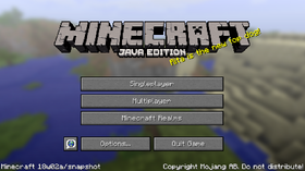 Java Edition 18w02a Official Minecraft Wiki