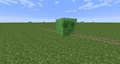 Big slime covering a minecart.