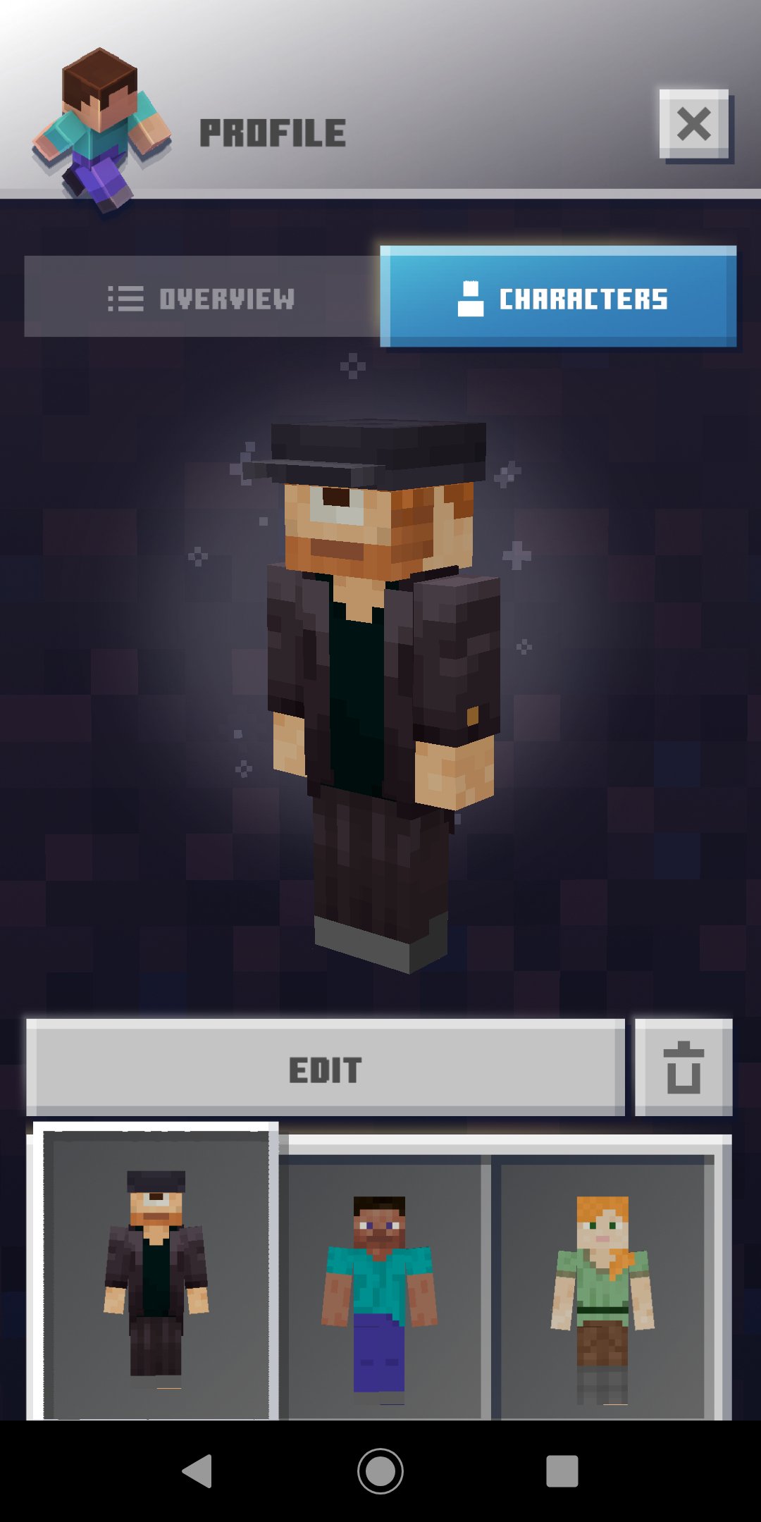 Minecraft beta update 1.13.0.15 adds character creator