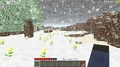 A snow mod in Minecraft Classic.