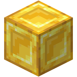 Minecraft Gold Ore Block PNG Image