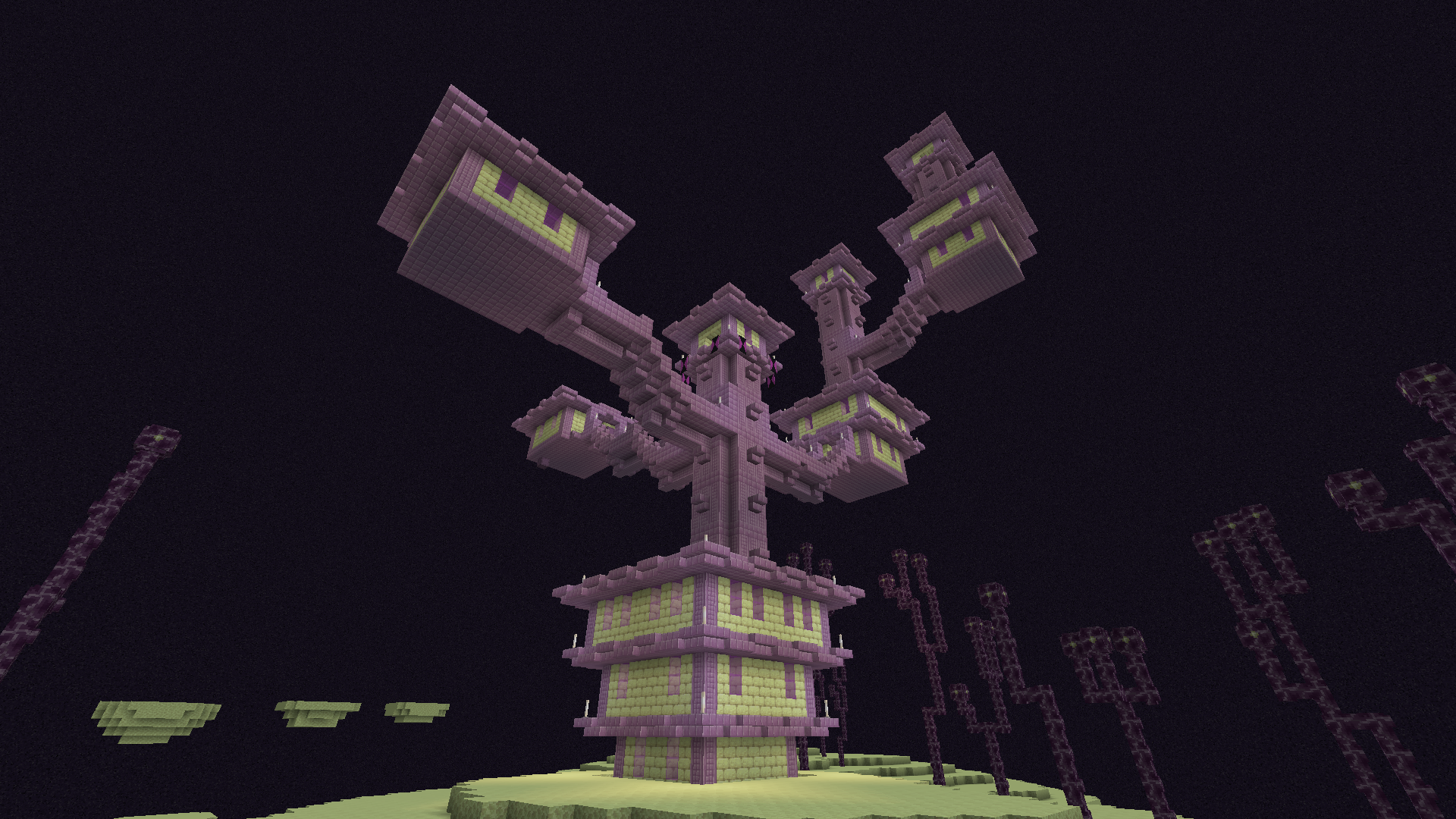 minecraft end tower