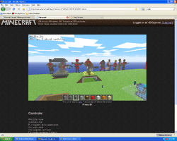 Minecraft Webpage 0.0.21a 01