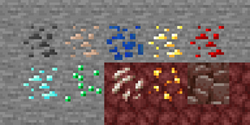 The pre-caves & cliffs ore textures.